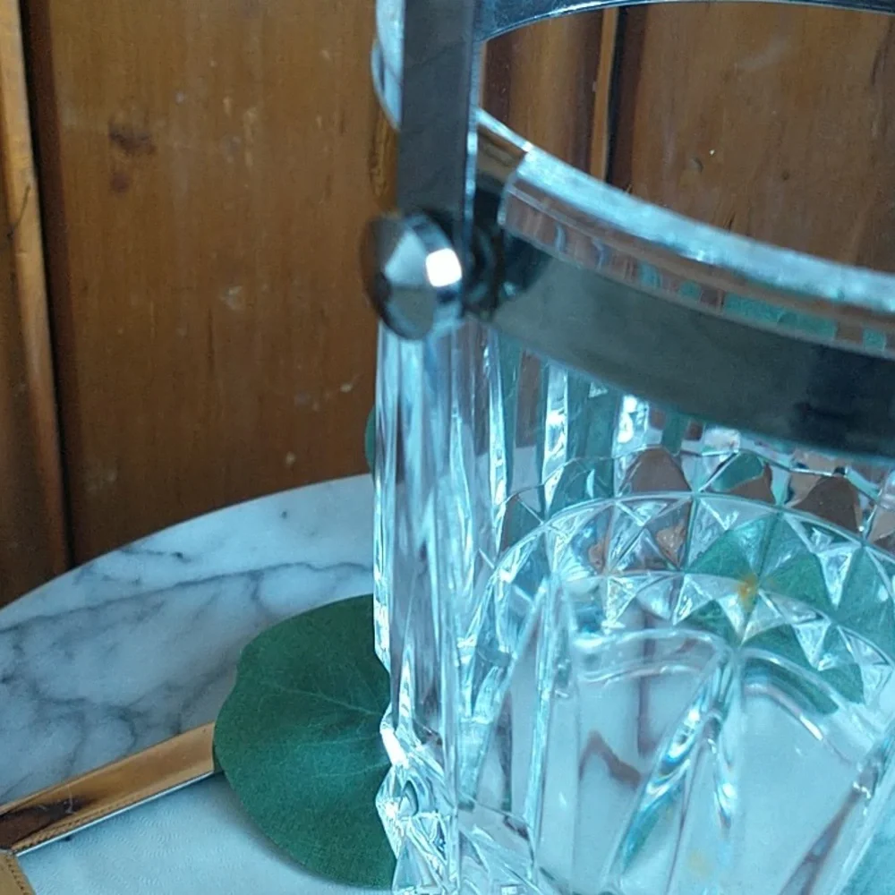 Vintage Cristal D'arques Crystal Ice Bucket Wine Cooler